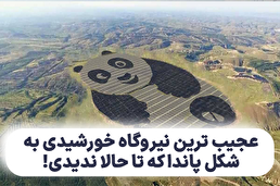 عجیب ترین نیروگاه خورشیدی به شکل پاندا که تا حالا ندیدی!