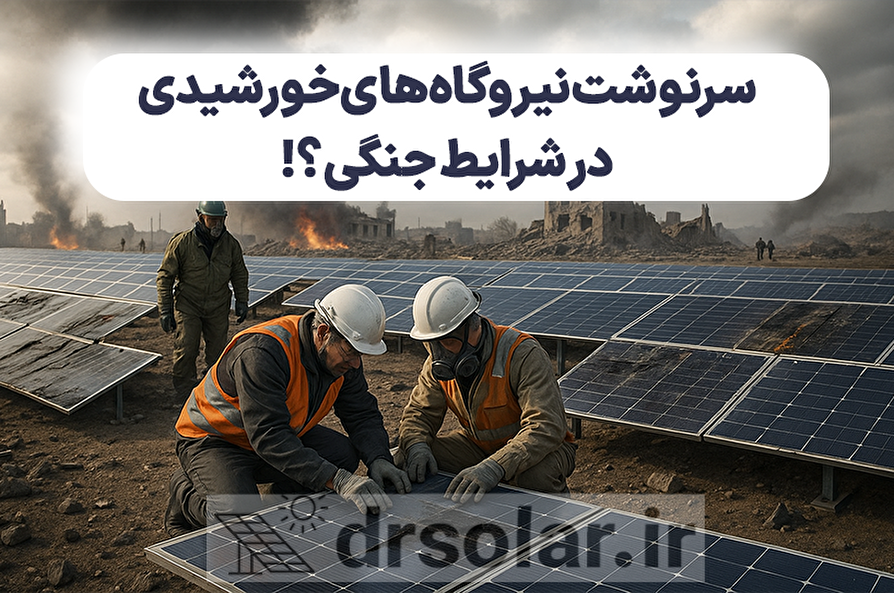 سرنوشت نیروگاه‌های خورشیدی در شرایط جنگی؟!