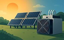 ماینر قانونی با نیروگاه خورشیدی