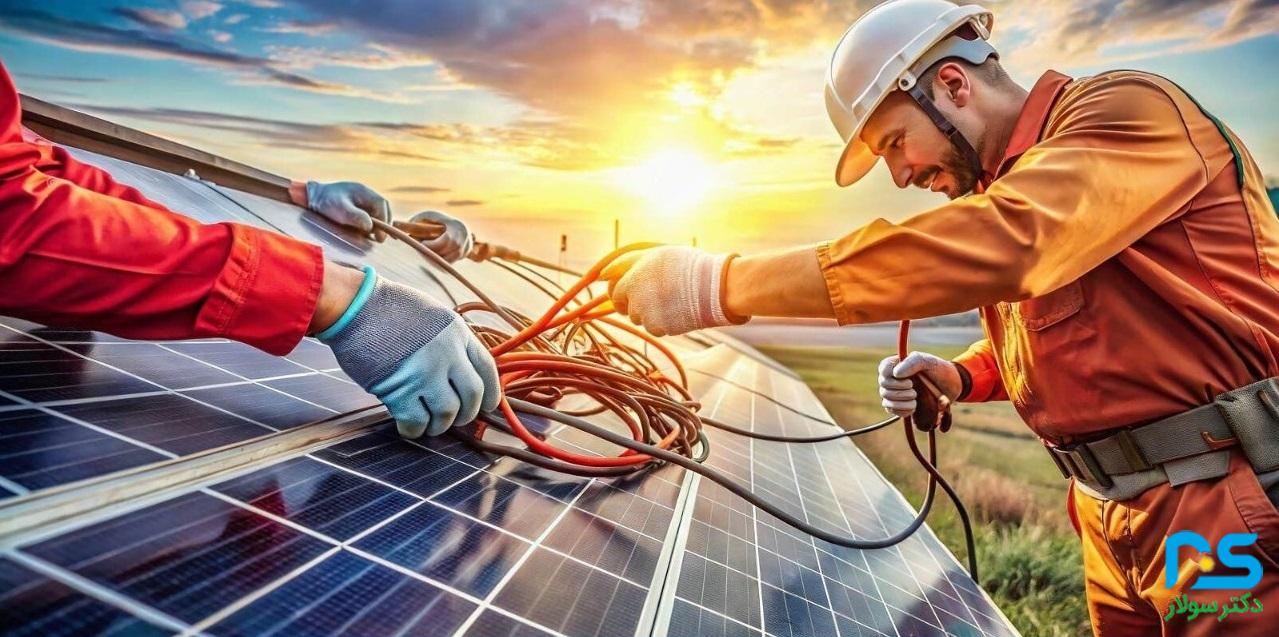 خطاهای نصابهای غیرمتخصص که راندمان سیستم خورشیدی را نصف میکند